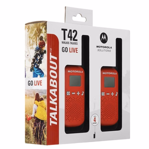 Motorola Talkabout T42 kaksoisversio punainen