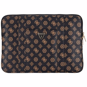 Guess Sleeve Peony Pocket Triangle 14" Kannettavan Laukku - Musta