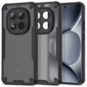 Tech-Protect Rugged Shield Suojakuori Xiaomi Poco M8 Pro / Xiaomi Redmi Note 15 Pro+ 5G:lle - Musta