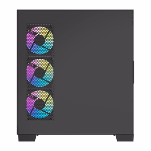 DarkFlash K430 -tietokonekotelo + 6 tuuletinta (musta)