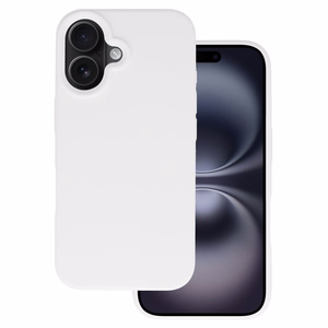 Tel Protect Silicone Premium iPhone 16:lle valkoinen