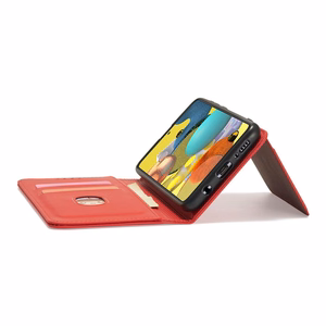 Magneettikorttikotelo Kotelo Samsung Galaxy A13 5G pussi lompakko kortinhaltija Punainen