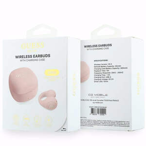 Wireless earphones OWS Guess Mini Classic pink