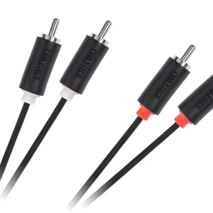 Cabletech Standard 2 RCA–2 RCA -kaapeli, 1 m