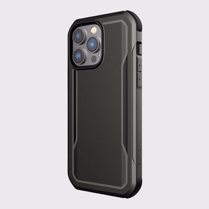 Raptic X-Doria Fort Case iPhone 14 Pro Max MagSafe panssaroitu suojus musta