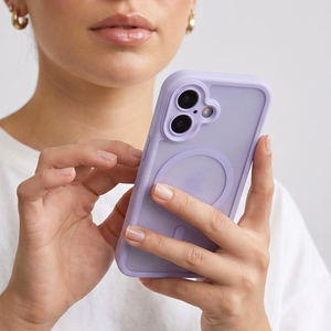 Tech-Protect MagPeak MagSafe CC  iPhone 17 kuori, matta violetti