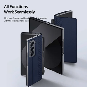 Dux Ducis BRIL suojakuori kynätelineellä Samsung Z Fold SE / W25 sininen