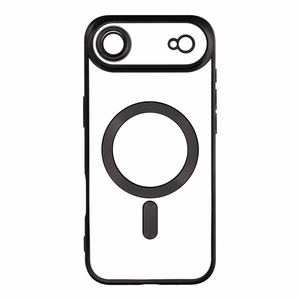 Suojakuori iPhone 17 AIR:lle Electro Mag Cover yhteensopiva MagSafen kanssa musta