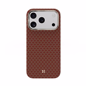 Benks Magnetic Armor Air Armor Grid Kevlar suojakuori Metal Frame 600D (0069) iPhone 17 Pro:lle oranssi