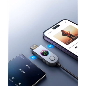 Adapter Joyroom "JR-CB6" Grey (Input: "Bluetooth 5.3" / Output: ""AUX")