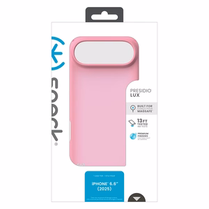 Speck Presidio Lux MagSafe suojakuori iPhone Air -laitteelle, Ibis Pink / Dark Ibis / Kanom Green -värinen