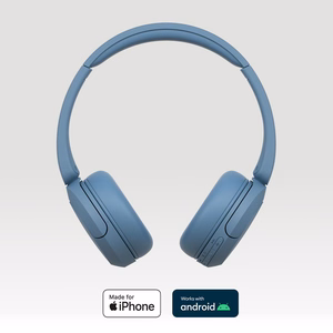Sony WH-CH520 langattomat sankakuulokkeet puhelut/musiikki USB Type-C Bluetooth sininen