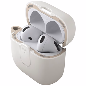 Uniq Clyde Lock -kotelo AirPods 4 - beige
