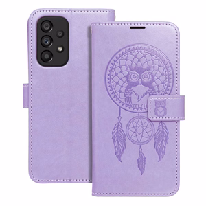 MEZZO Kirjasuojakuori Samsung A12 / M12:lle dreamcatcher violetti
