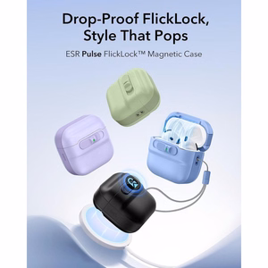 ESR Pulse HaloLock MagSafe  Apple AirPods 4 / 5 kuori, vaaleansininen