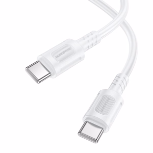 Borofone Kaapeli BX111 Feliz - Type C - Type C - 60W 3A 1 metri valkoinen