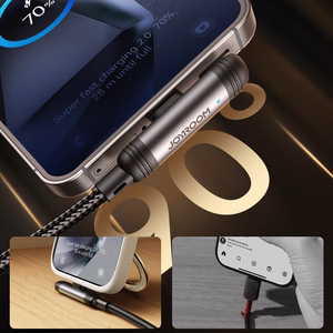 Joyroom S-A56 EnjoyX Series 90 astetta USB-C - USB-C Kaapeli 60W 1.2m - Musta
