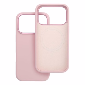 Suojakuori iPhone 17 AIR:lle Forcell F-Protect Frame Premium yhteensopiva MagSafen kanssa vaaleanpunainen