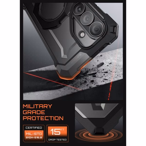 Supcase UB Grip Mag MagSafe Suojakuori Samsung Galaxy S26:lle - Musta