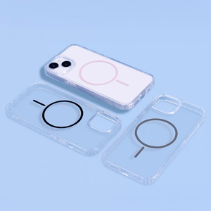 Anti Shock Thin Mag -suojakuori iPhone 17 Air 6,6":lle vaaleanpunainen