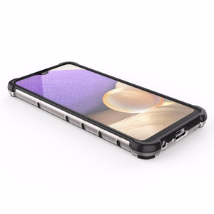Honeycomb tapauksessa panssaroitu suojus geelirunko Samsung Galaxy A03s (166.5) sininen
