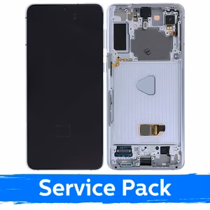 LCD-näyttö, yhteensopiva Samsung G996 S21 Plus kehyksellä / Phantom Silver / (Service Pack)