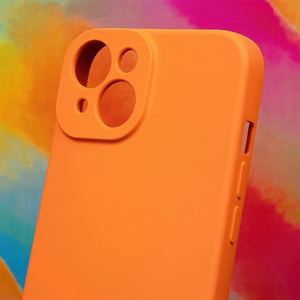 Silikoninen suojakuori Xiaomi Redmi 13c 5G:lle oranssi