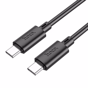 Hoco USB-C - USB-C -kaapeli 3A 60W 1 m X88 musta