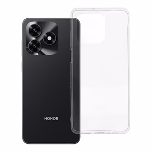 Takakuori Honor X5c PLUS:lle Ultra Slim 0,5 mm, läpinäkyvä