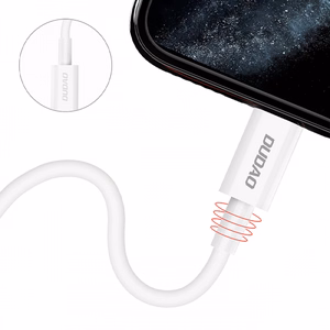 Dudao L6X USB-C - Lightning PD 20W 1m Kaapeli - valkoinen