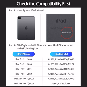 Dux Ducis DK -suojakuori langattomalla näppäimistöllä iPad 4/5/6 / iPad Pro 11 2018/2020/2021/2022 musta