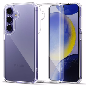 Tech-Protect Flexair Hybrid suojakuori Samsung Galaxy S25 -puhelimelle - läpinäkyvä