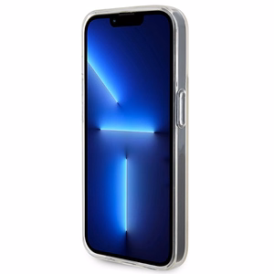 Guess GUHCP15XHDECMP iPhone 15 Pro Max 6,7 vaaleanpunainen/vaaleanpunainen kovakuori IML Faceted Mirror Disco Iridescent