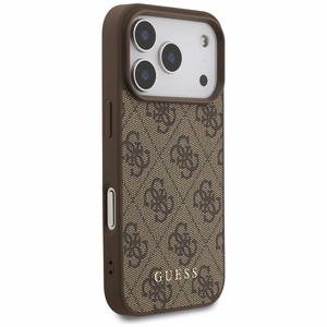 Guess 4G Classic -suojakuori iPhone 17 Pro - ruskea