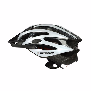 Dunlop säädettävä MTB-pyöräilykypärä, koko M, 55–58 cm, valkoinen / musta