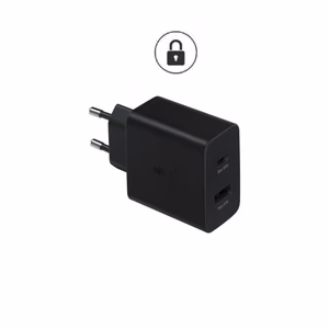 Laturi Samsung DUO EP-TA220N musta alkuperäinen 35W (1xPD / 1xQC3.0) / (alkuperäispakkaus)