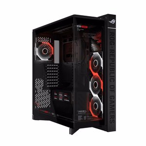 ASUS ROG CRONOX GR801 CURVE TG ARGB musta keskikokoinen tornikotelo