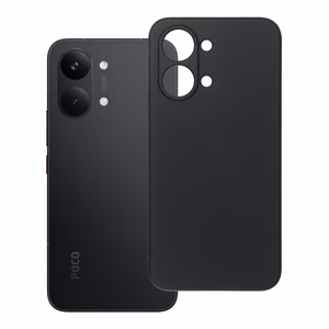Musta silikonisuojakuori Poco X8 Pro Max 5G -puhelimelle