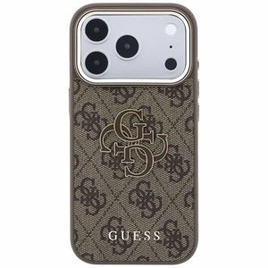 Suojakuori laitteelle iPhone 18 Pro / 17 Pro: (Big Resin Logo 4G), väri: ruskea