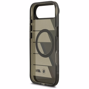 BMW M IML Metal Buttons Tricolor Lines MagSafe Case for iPhone Air - Gray
