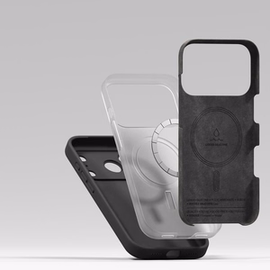 Ringke Silikoninen Magneettinen MagSafe Suojakuori iPhone 17 Pro:lle - Violetti