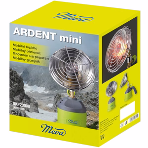 Meva ARDENT MINI säteilykaasulämmitin kaasupatruunoille, 1 kW
