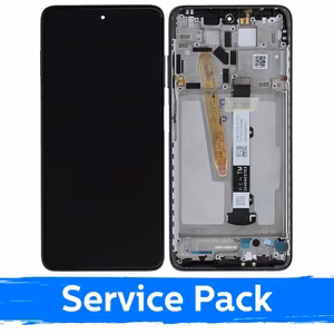 LCD Display Compatible With Xiaomi Poco X3 Pro (X3) With Frame / Black / (Service Pack)