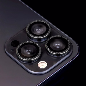 Linssisetti iPhone 11 Pro:lle musta rombikuvio (3 kpl)