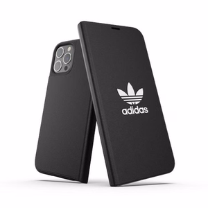 Adidas OR Booklet Case BASIC iPhone 12 Pro Maxille - musta ja valkoinen