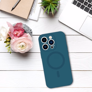 TEL PROTECT MagSilicone Suojakuori iPhone 11:lle sininen