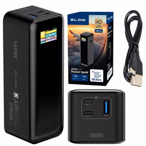 Varavirtalähde 27000mAh PD 140W AIR99.9 LCD
