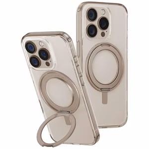 Uniq Swivix 360 Pyörivä Jalusta Suojakuori iPhone 16:lle - Kultainen