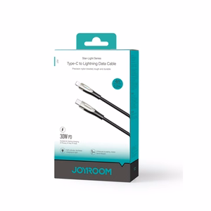 Joyroom Pioneer Series SA31-CL3 USB-C / Lightning 30W 1.2m kaapeli - musta