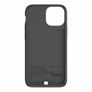 Tech-Protect PowerCase iPhone 12 mini / 13 mini -puhelimelle 4700mAh powerbankilla - musta